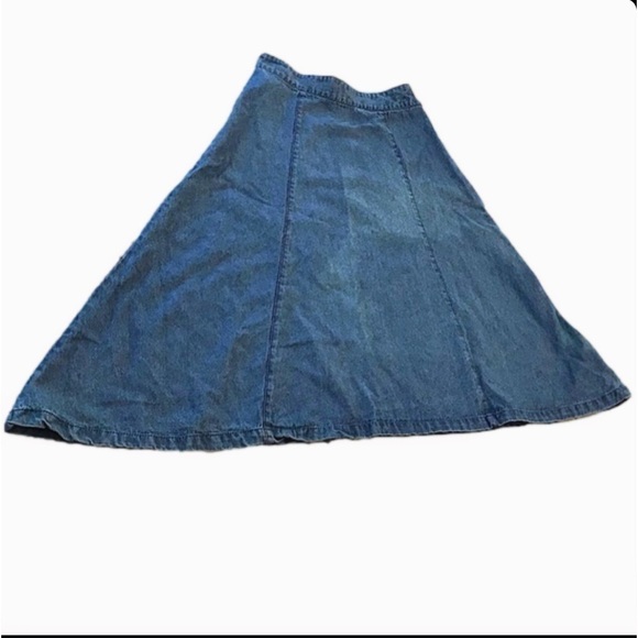 Mango Asymmetrical Jean Skirt Women’s size Small - Picture 2 of 11